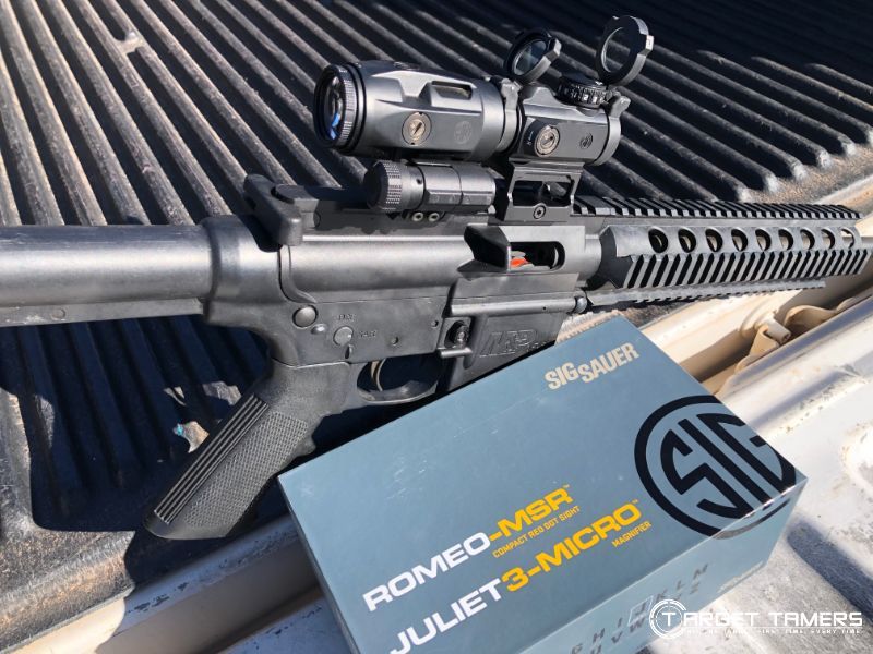 Sig Romeo MSR and Juliet 3 Micro Magnifier